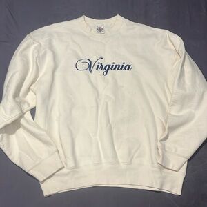 Vintage Virginia Embroidered Crewneck Sweatshirt